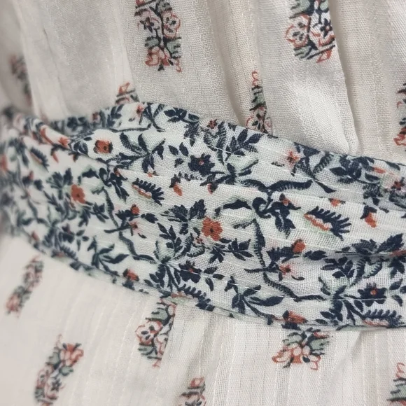 Veronica Beard White Floral Dress Sz 12 - Picture 14 of 14